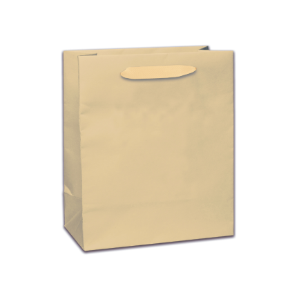 Shopper in Carta con Cordini Colors Avana