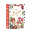 Shopper in Carta con Cordini Xmas Line