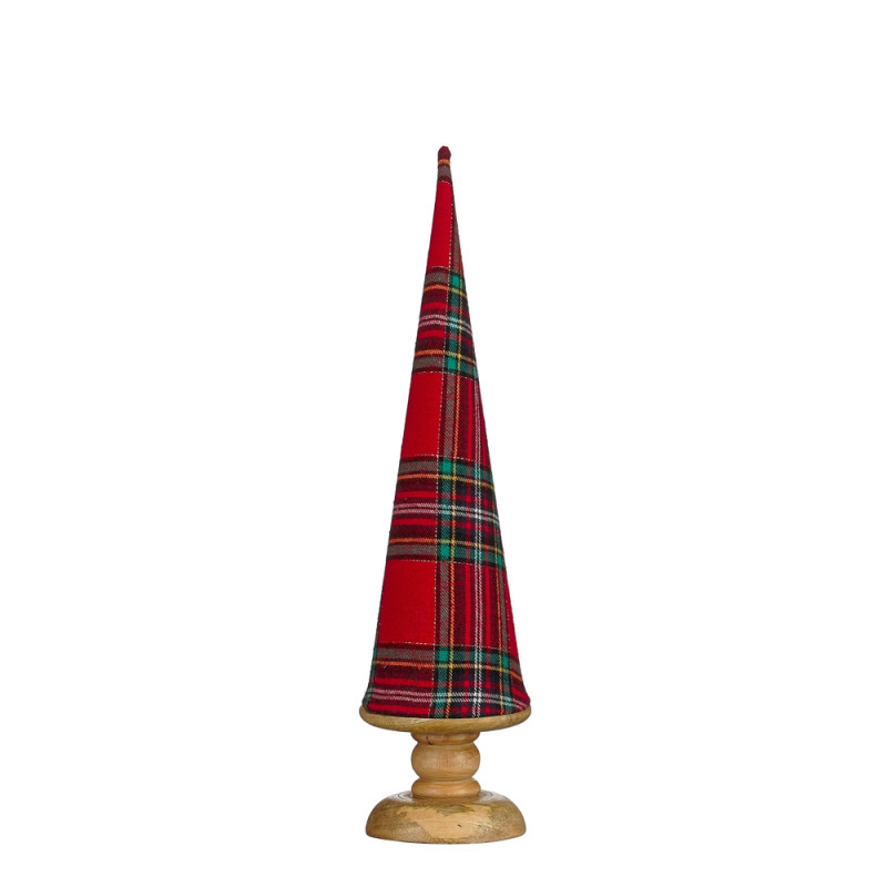 ALBERO DECORATIVO SCOZZESE IN LEGNO FSC