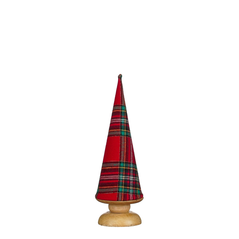 ALBERO DECORATIVO SCOZZESE IN LEGNO FSC