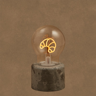 LAMPADA LED DA TAVOLO CROISSANT RICARICABILE USB 13,5CM