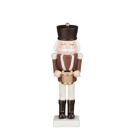 SCHIACCIANOCI CON TAMBURO DECORATIVO 21,5CM