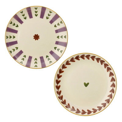 SET REGALO  PIATTI PIANI STEF IN CERAMICA 27CM (2 PEZZI)