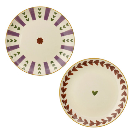 SET REGALO  PIATTI PIANI STEF IN CERAMICA 27CM (2 PEZZI)