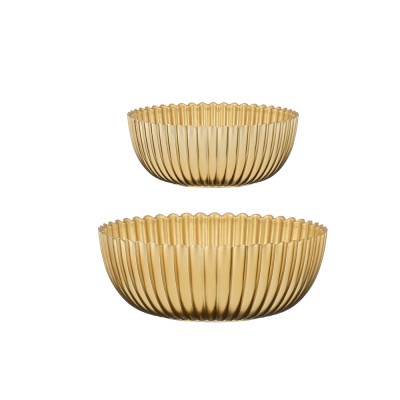 BOWL MILA ORO IN PLASTICA RICICLATA