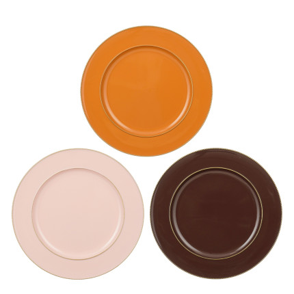 PIATTO DECORATIVO IN PLASTICA RICICLATA 33CM