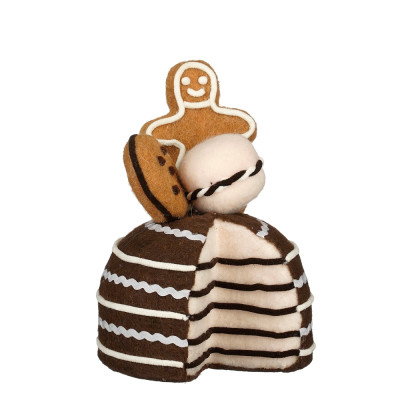 TORTINA DECO IN LANA COTTA 15,5CM