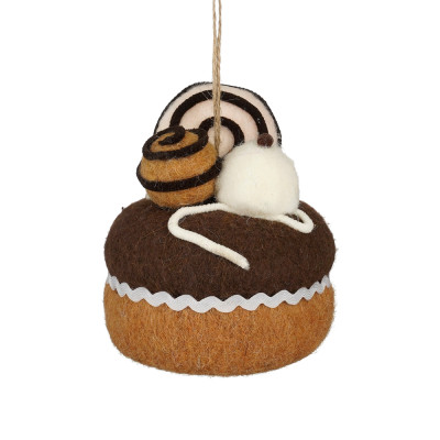 TORTINA IN LANA COTTA 10CM