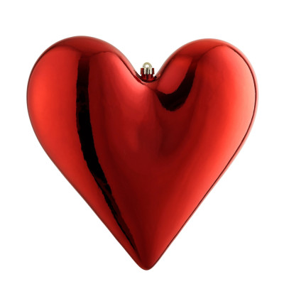 CUORE DECORATIVO XL LUCIDO DA APPENDERE 40CM