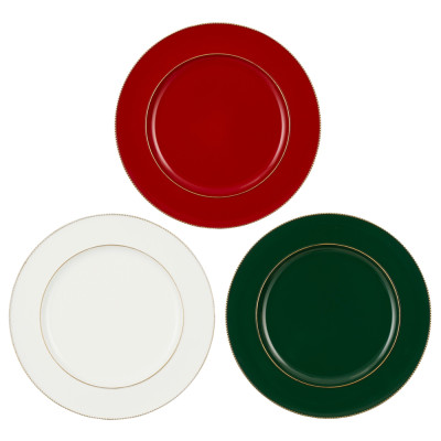 PIATTO DECORATIVO IN PLASTICA RECICLATA 33CM