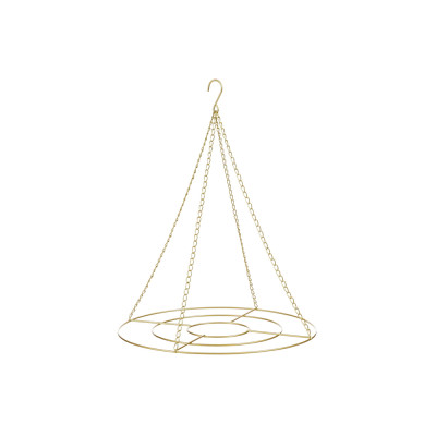 SUPPORTO DECORATIVO ORO CON GANCIO 55CM
