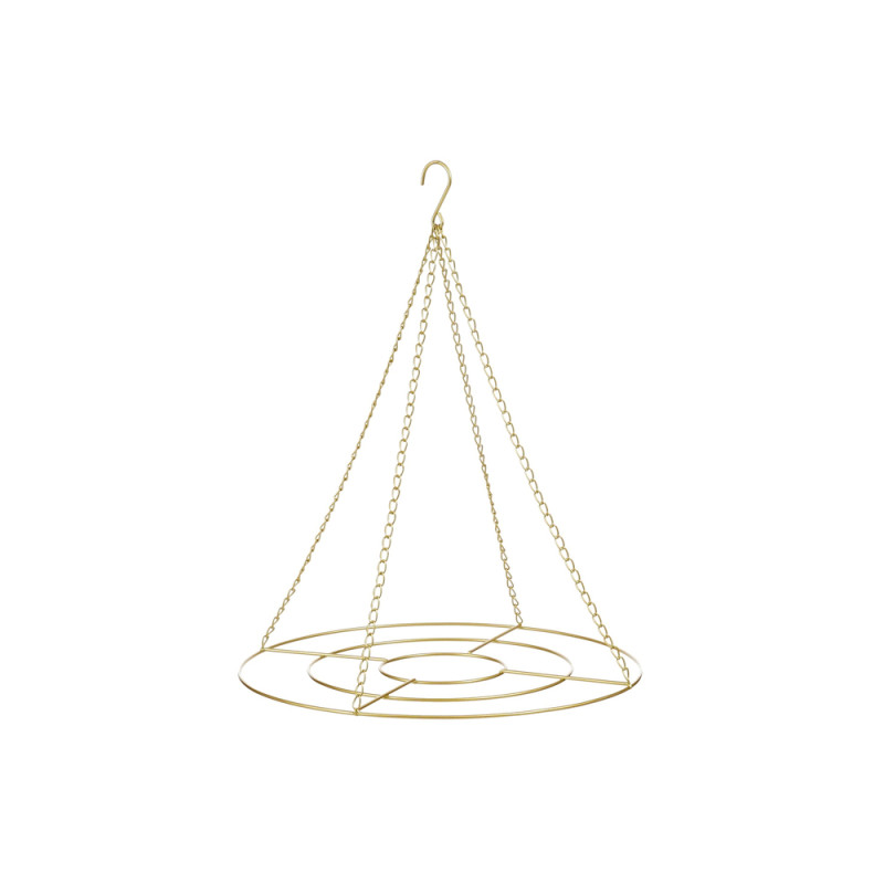 SUPPORTO DECORATIVO ORO CON GANCIO 55CM