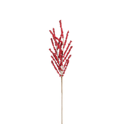 RAMO DECORATIVO CON ROSSE 80CM