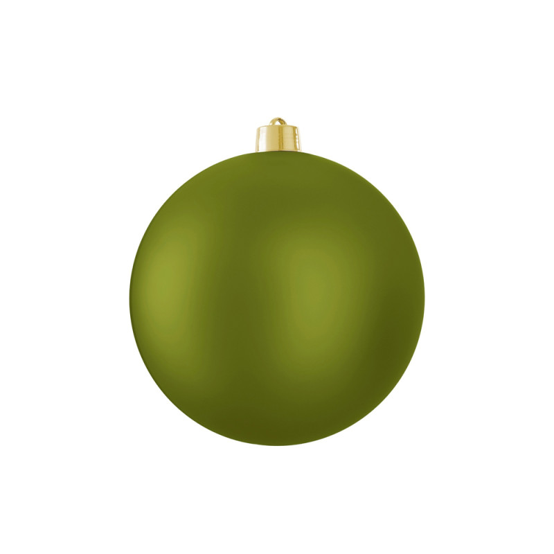 Pallina di Natale Infrangibile Opaca Verde