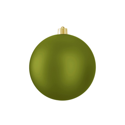 Pallina di Natale Infrangibile Opaca Verde