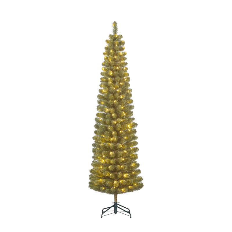 Albero di Natale Charlton con Led - Albero di Natale pre-illuminato