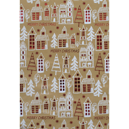 Carta Regalo Metal Kraft Casette (10 Fogli)