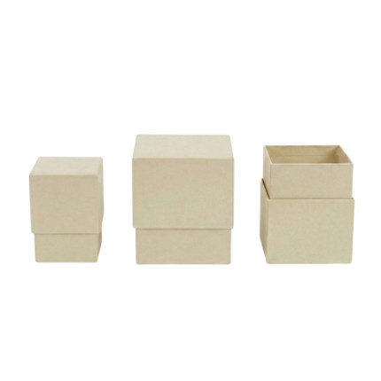 Scatola Fashion Cube Bianco Latte