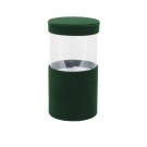 Scatola Cilindro con Finestra Verde Scuro