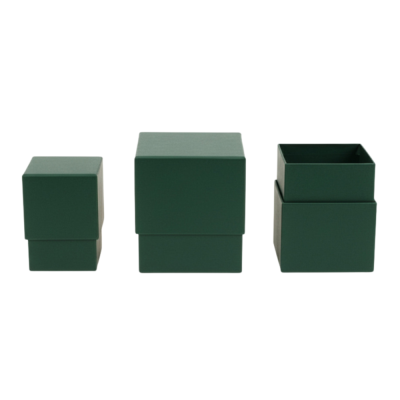 Scatola Fashion Cube Verde Scuro