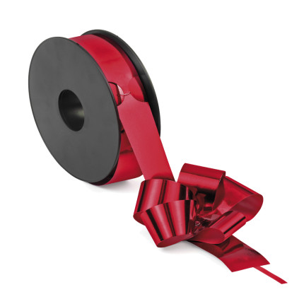 Nastro Automatico  Rosso Splendid Per Fiocchi 50mm