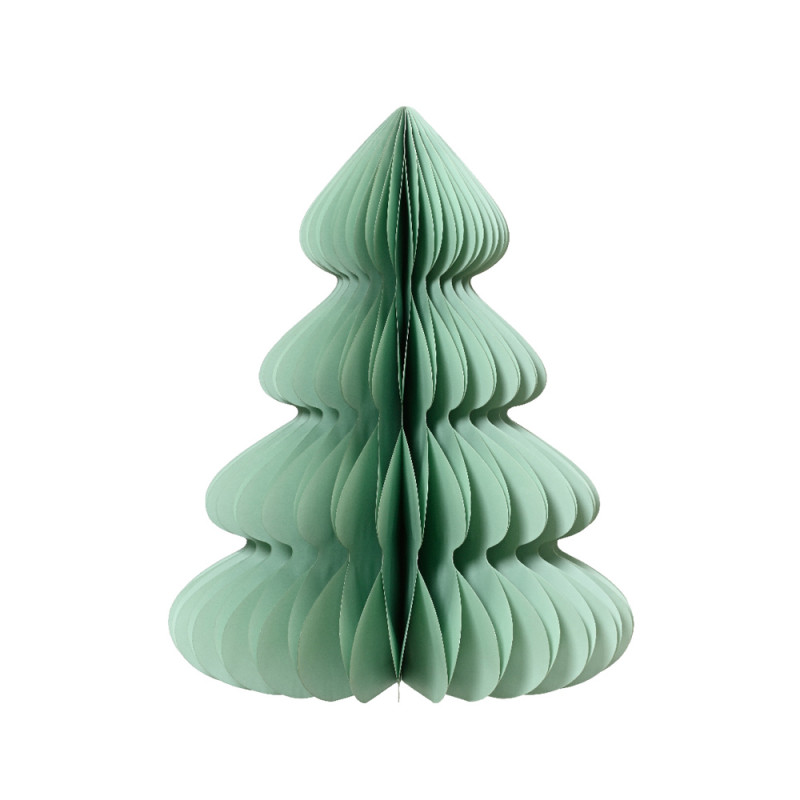 Albero di Natale plissé in carta 60cm