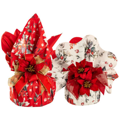 Fogli Carta in Polipropilene Xmas Flower