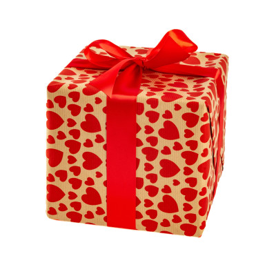 Carta Regalo Natura Cuori Rossi (25 fogli)