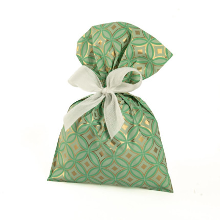 Buste Regalo in Polipropilene Retrò Verde