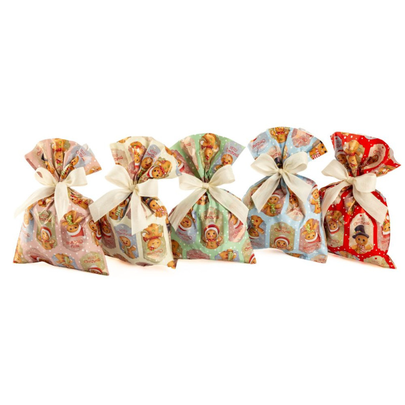 Buste Regalo Gingerbread in Polipropilene