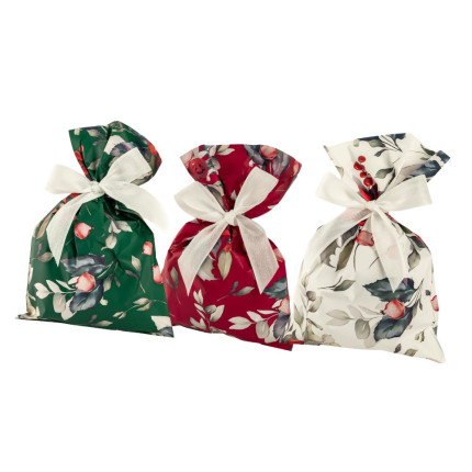 Buste Regalo in Polipropilene Xmas Flower