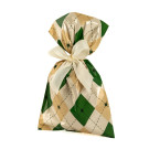Buste Regalo in Polipropilene Tartan (25 Pezzi)