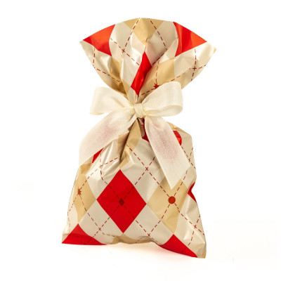 Buste Regalo in Polipropilene Tartan (25 Pezzi) 2