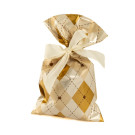 Buste Regalo in Polipropilene Tartan (25 Pezzi)