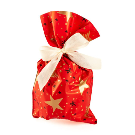 Buste Regalo in Polipropilene Stardust Rosso (25 Pezzi)