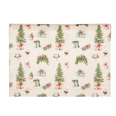 Runner Natalizio con Pacchi Regalo 28cm x 2,5mt