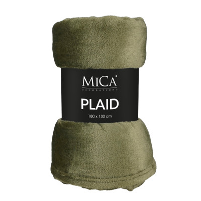 Plaid Natalizio Morbido in Pile Verde Scuro 180x130cm