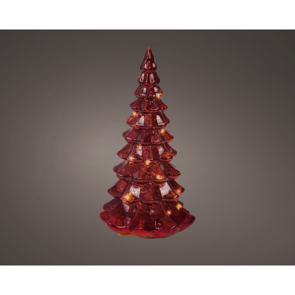 Alberello Luminoso in Vetro 21cm