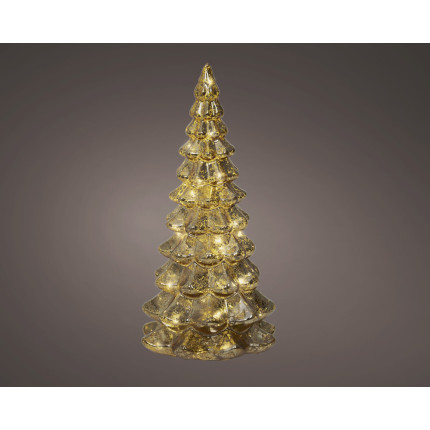 Alberello Luminoso in Vetro 21cm
