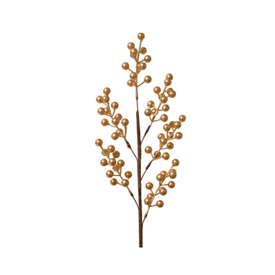 RAMO BACCHE ORO 58CM