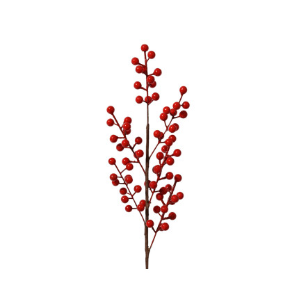 RAMO BACCHE ROSSE 58CM