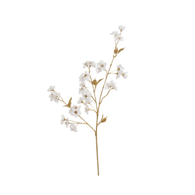 RAMO FIORI DI CILIEGIO CON FOGLIE ORO 99CM