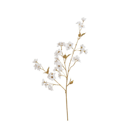 RAMO FIORI DI CILIEGIO CON FOGLIE ORO 99CM