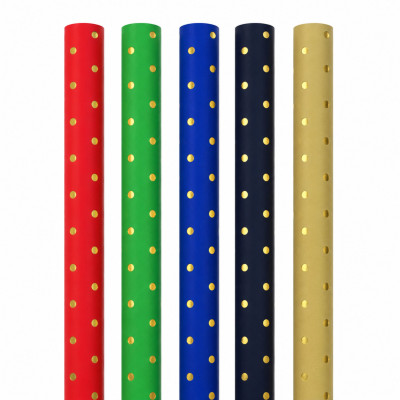 Bobina Carta Regalo Hot Metal Pois