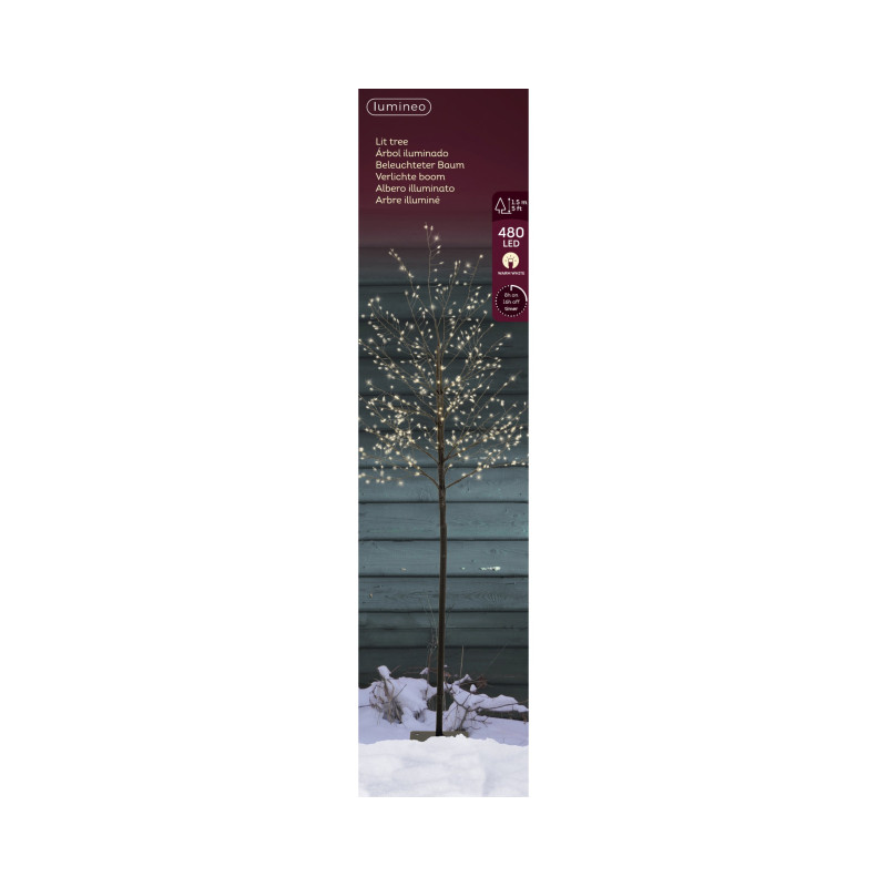 Albero Luminoso per Esterno
