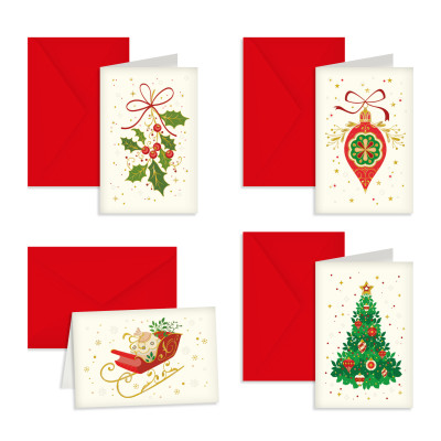 Biglietto Simboli del Natale