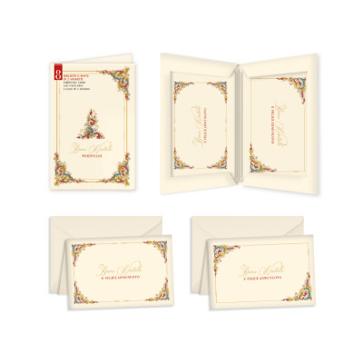 Biglietti Florentia Buon Natale (8 Pezzi)