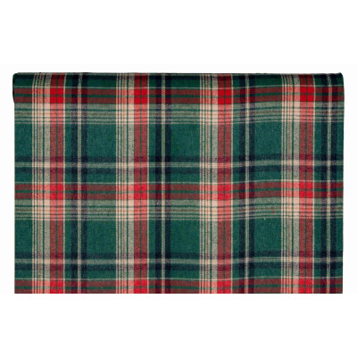 Runner Aberdeen Scozzese Verde 28cm x 2,5mt
