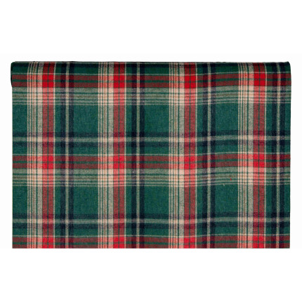 Runner Aberdeen Scozzese Verde 28cm x 2,5mt