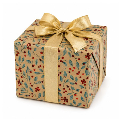 Carta Regalo Metal Kraft Agrifoglio (10 fogli)